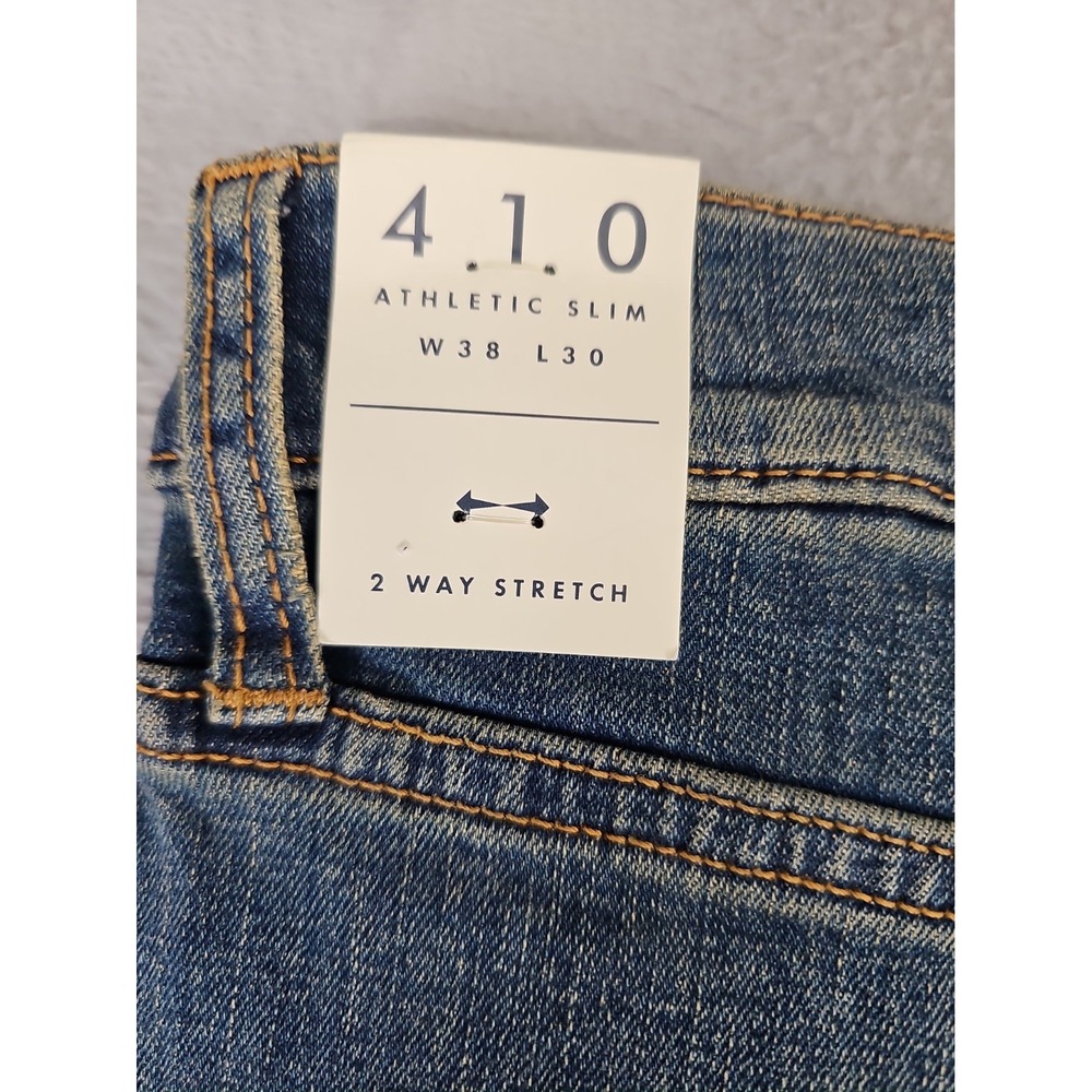 NEW Lucky Brand 410 Athletic Slim Pants Men's 38x30 Blue Stretch Casual NWT - Picture 5 of 7
